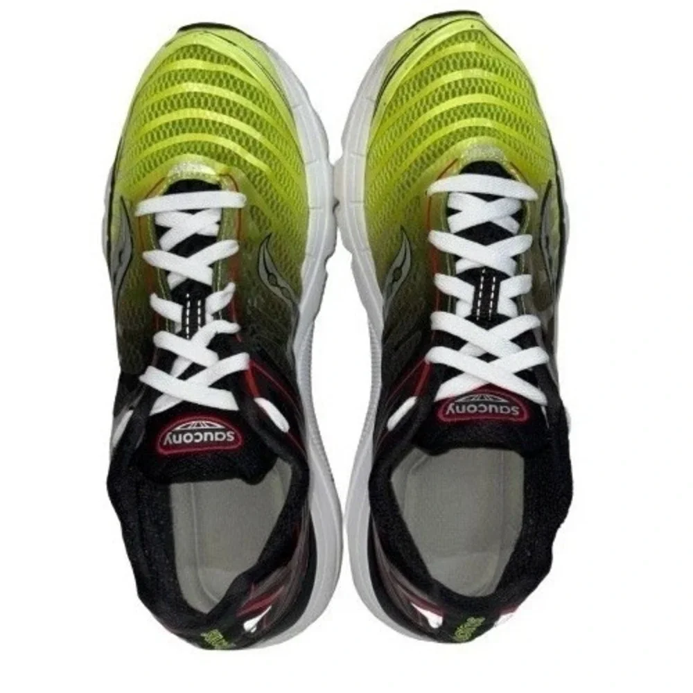 SAUCONY Kinvara 3 Running Shoes Sneakers | Neon Green Black‎ White | Men's Sz 10